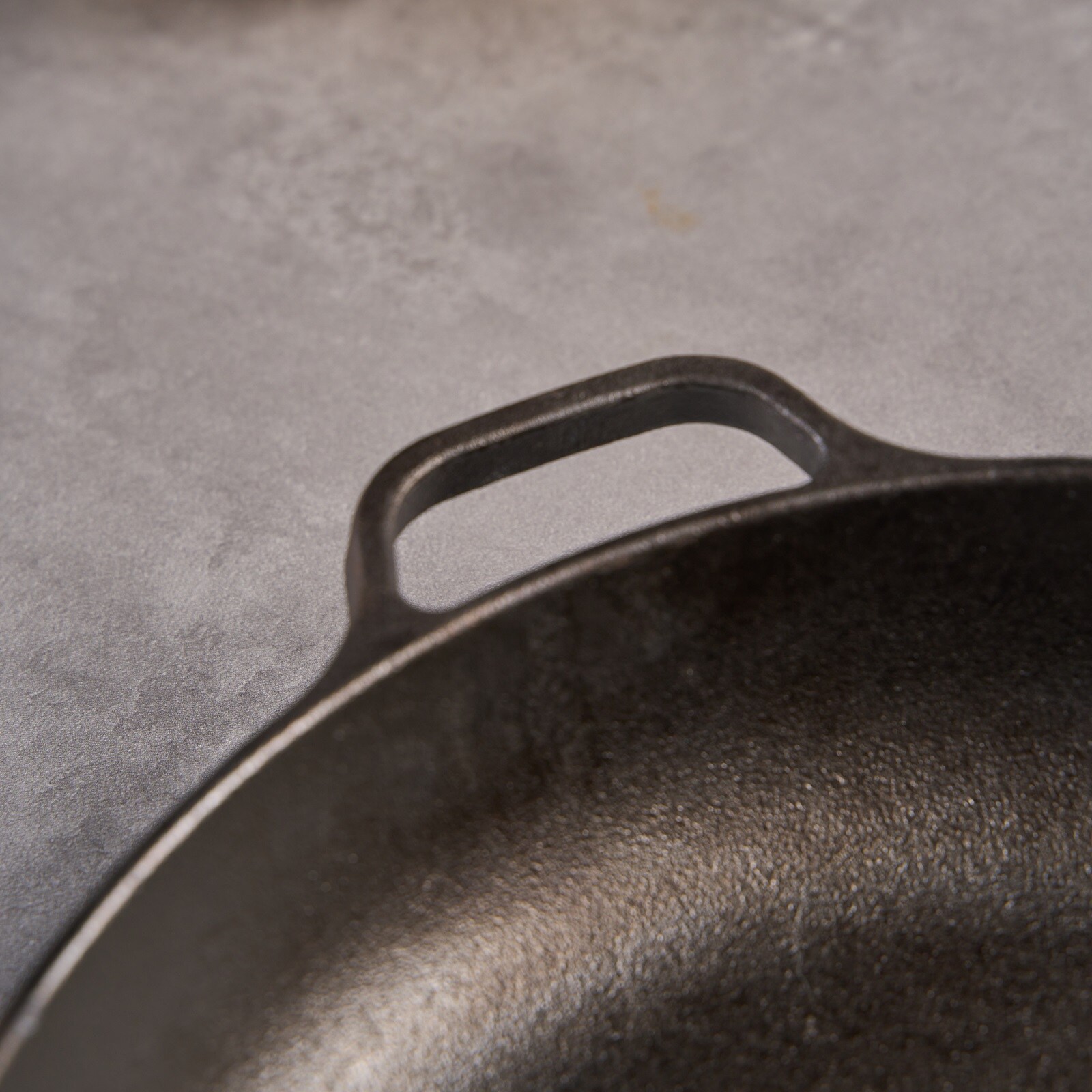 WANGYUANJI 11"Cast Iron Frying Pan, Non-stick Pan, Uncoated Pancake Skillet, Steak Frying Pan, With Wooden Handle, Household For All Stove, Free Steel Wire Ball_voghion.com
